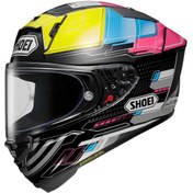 Resim Shoei X-spirit Pro Proxy Kapalı Motosiklet Kaskı Siyah - Sarı - Pembe 