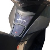 Resim Honda PCX 125 / 150 2014-2017 Uyumlu Tank Pad Seti Karbon Gp Kompozit