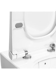 Resim VitrA Metropole 132-401R009 İnce Klozet Kapağı, Mat Beyaz 