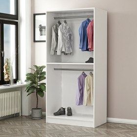 Resim T Designo Tdesıgno Ren Giyinme Dolabı - Çok Amaçlı Dolap - Gardırop 80 cm 