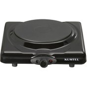 Resim KUMTEL Siyah Tekli Hotplate Ocak 