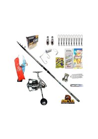 Resim Crome 420cm 70-250gr Oslo Shark 6000 Profesyonel Surf Kıyı Olta Takımı Seti 