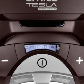 Resim Arnica Turbo Başlıklı Cyclone Max Teknolojili 750 Watt Yüksek Çekim Gücüne Sahip 3l Toz Hazneli Sessiz Toz Torbasız Elektrikli Süpürge LED Göstergeli Akıllı Temizlik 