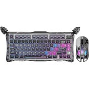 Resim Gravastar Mercury K1 Pro+X Kablosuz RGB Işıklı Mekanik Q Gaming Klavye ve Optik Mouse Seti, Special 