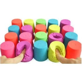 Resim Heroes Kinetik Kum 4 Renk 2 KG 8 Adet Kalıp Oyun Kumu 