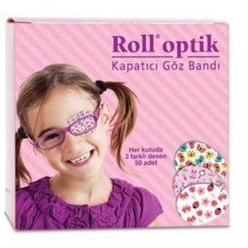 Resim Roll Optik Kapatıcı Göz Bandı Kız 50'li 