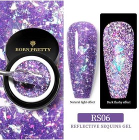 Resim Born Pretty Reflektif Pullu Uv Jel Rs06 (53923-6) 