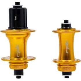 Resim Shimano Raptor Ön/arka Göbek Seti Qr+sokma Mil 8-11v 32d C.lock Sarı 220237 Siyah 