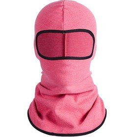 Resim Butu Motosiklet Bisikleti Bisiklet Kayak İçin Rüzgar Geçirmez Termal Balaclava Yüz Maskesi Boyun Isıtıcı - Rose 