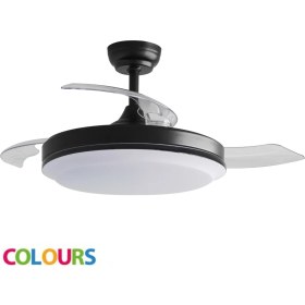 Resim Colours Stars Bellatrıx 42 Inch 28W+35 W LED Dc Motor Tavan Vantilatörü 