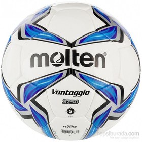 Resim Molten Beyaz Futbol Topu F5V3750 Mac Topu Fifa Quality Parlak Pu Deri 