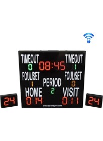 Resim Dolunay Led Çok Amaçlı Okul Tipi Skorbord 110 cm x 120 cm 