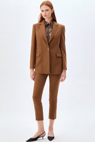 Resim Tek Düğmeli Blazer Ceket Takım OLIVE - Olive / 42 
