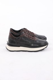 Resim Faruk balkanas Venüs Model Silikon Taban Hakiki Deri Erkek Sneakers Ayakkabı 