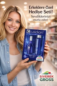 Resim Siverek Gross Caldion Erkek Parfüm Gift Set - EDT Parfüm 100ml+ Deodorant Sprey 50ml 