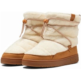 Resim Puma Snowbae Suede Wns Frosted Kadın Kar Botu 40217502 Bej Bej 