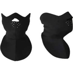 Resim Ebakbak Motosiklet Neopren Maske Uzun Model Rüzgar Geçirmez Motor Maske 