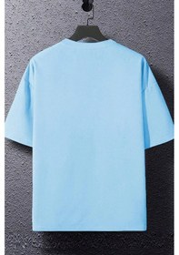 Resim Erkek Dreamer Baskılı Oversize Tshirt Bebemavi Bebek Mavisi 