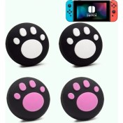 Resim Feza Nintendo Switch 4 Adet Sevimli Pati Analog Başlığı 