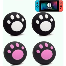 Resim Feza Nintendo Switch 4 Adet Sevimli Pati Analog Başlığı 