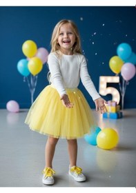 Resim Zekids Kız Çocuk Pamuklu Kaşkorse Bluz-16456 Ekru 