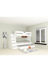 Resim MODULEROF Mdf Lake Beyaz Ranza 