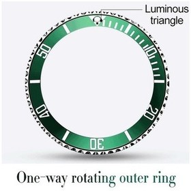 Resim Besthome1 Erkek Moda Siyah Kuvars Saat, Su Geçirmez, Aydınlık, Çok Renkli, Olevs 5885 Model Çok Renkli 