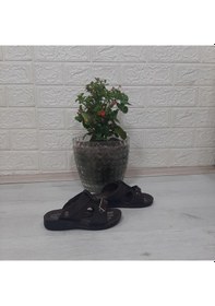 Resim Fiyra Kajma Kahverengi Renk Erkek Çocuk Günlük Terlik 001 