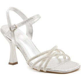 Resim Gedikpaşalı Bty 25k 048 Gümüş Bayan Ayakkabı Abiye Gümüş 