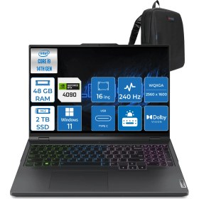 Resim Lenovo Legion Pro 7 I9-14900HX 48GB 2tb SSD 16GB/RTX4090/175W 16" 240Hz 500NITS Hdr Wqxga WIN11PRO Taşınabilir Bilgisayar L83DE002XTRWP08 + Zettaçanta 