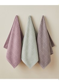 Resim English Home Panera Pamuk Yüz Havlusu 50x85 Cm Mor Mor 