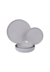 Resim Kütahya Porselen DG-70 Mood 24 Parça Yemek Seti Nanopearl Reaktif Mat 883442 - Bej 