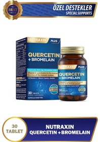 Resim Nutraxin Quercetin Bromelain 30 Tablet -Kuersetin, Bromelain, Çörek Otu, C Vitamini, Isırgan Otu 