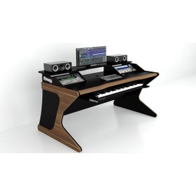 Resim Studioka Solutions / M1 Profesyonel Stüdyo Masası Siyah, Beyaz, Siyah - Ahşap, Beyaz -ahşap 