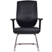 Resim Koltukstilim Prag Siyah Deri Misafir Koltuğu Ofis Koltuğu Diğer 