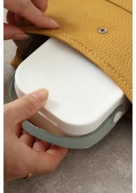 Resim Piev House By House Çanta İçi Aynalı Mini Makyaj Takı Kutusu Beyaz 