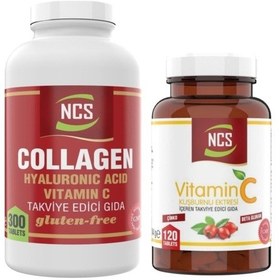 Resim Collagen Kollajen Hyaluronic Acid 300 Tablet Vitamin C 120 Tablet 