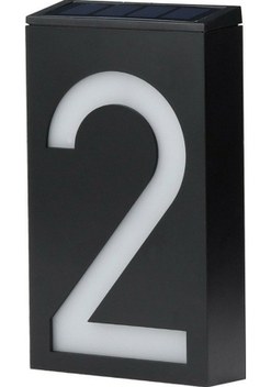 Maiyame Güneş Enerjili Kapı Numarası Aydınlatması - 6 Led, Ip55 Su Geçirmez, Otomatik Açma/kapama, Kolay Montaj D3