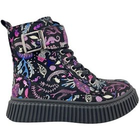 Resim Aquarium Kız Yeni Genç Bot Siyah-fuşya Siyah 