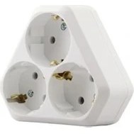 Resim Makel Üçlü Topraklı Priz Golyat Üçgen Tip 