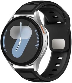 Resim CONSTRAIN Amazfit Pace ile Uyumlu CNS KRD-135 22mm Silikon Kordon Strap Kayış - Açık Mavi-Gri 