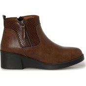 Resim Polaris 166609.z4pr Taba Kadın Dolgu Topuk Bot 000000000101914903 Taba 