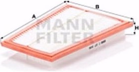 Resim MANN FILTER, Mercedes-Benz CLK 320 CDI 2002-2009 ile Uyumlu Hava Filtresi 