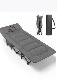Resim EFSANE KAMP - Konfor Ultralight Kampet Portatif Kamp Yatağı Gri- 190x68x35cm 