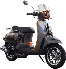 Resim Falcon Turtle 50 Motosiklet Siyah Kırmızı 