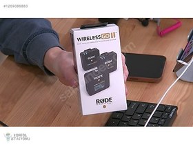 Resim Rode Wireless GO II Yaka Mikrofonu Sıfır Kapalı Kutu Rode GO 2 
