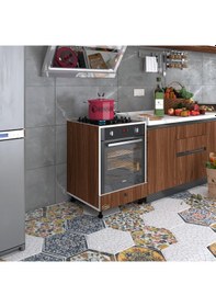 Resim Kenzlife Ankastre Modülü Kabini Radon Cvz Fırın Ocak Dolabı Kapaklı Ayaklı 