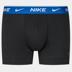 Resim Nike Dri Fit Ultra Stretch 2 Pack Micro 2 Li Paket Kısa Boxer Siyah 2 Renk Bantlı Siyah 