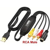 Resim Willowhaven Usb 2.0 Video Capture Kartı Rca Usb Video Kaydedici Vhs Dijital Dönüştürücü 