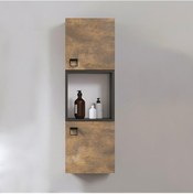 Resim Denko Verona 35 Cm Mdf Bronz-Gri Banyo Boy Dolabı Çok Renkli 
